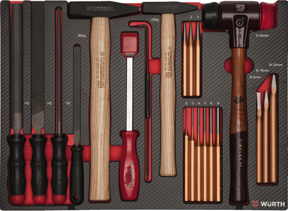 Striking Tool And Files - 24 pcs.