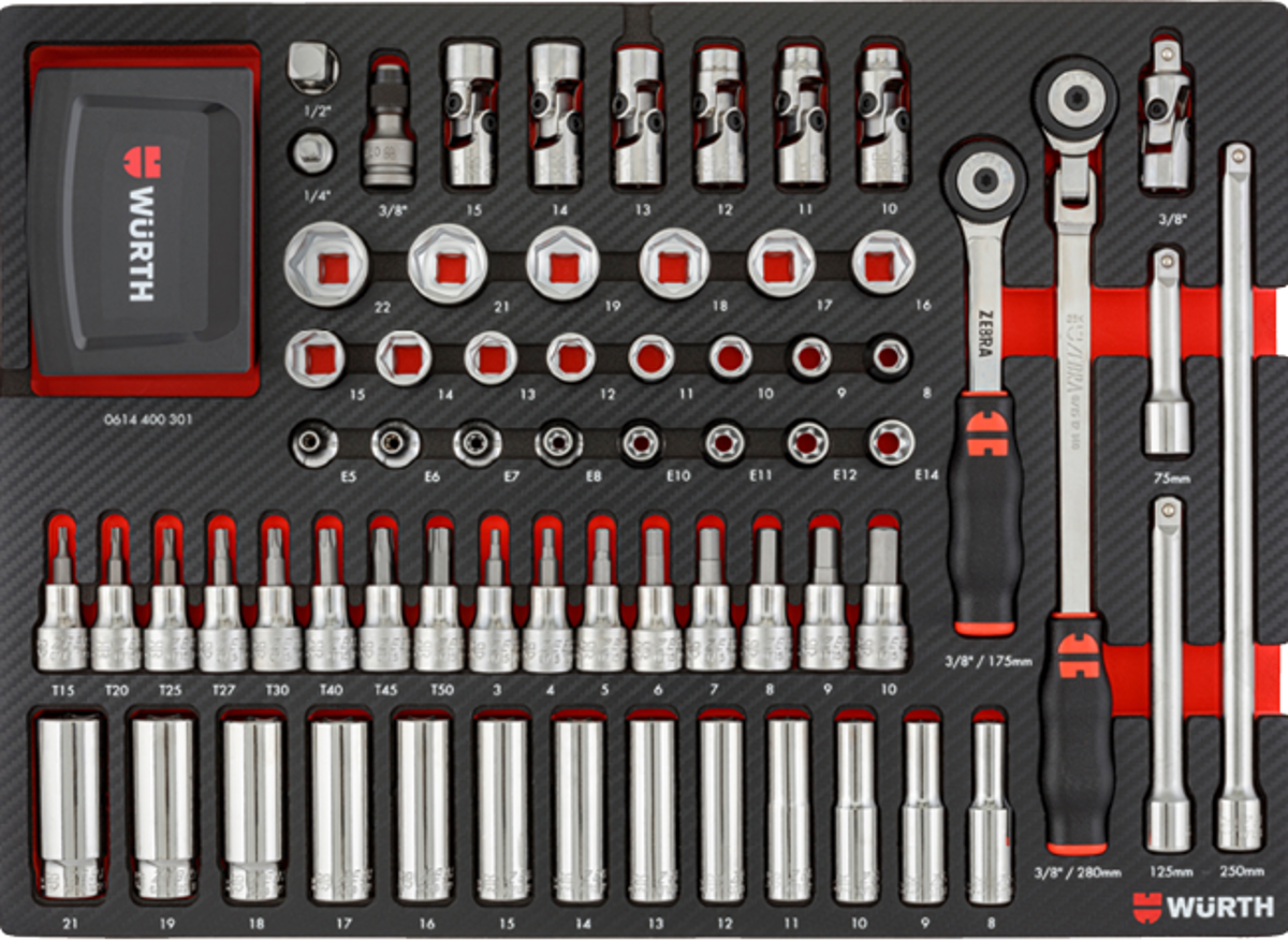 Socket Wrench 3/8 “ - 102 pcs.