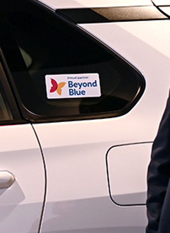 Beyond Blue Sticker