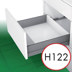 Drawer H122 The elegant intermediate height for special applications