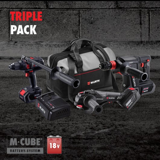 M-CUBE® | Triple Package 18V - Construction