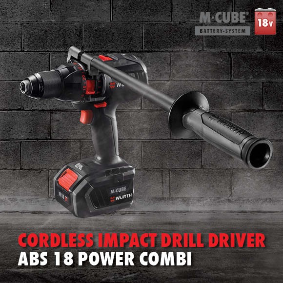 Cordless Impact Drill Driver ABS 18 Power Combi