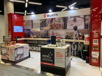 Wurth stand at Concrete 2019